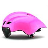AeroOne Bike Cycling Helmet with Integrated Glasses for Men-Women