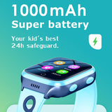 SafeKid 4G Kids GPS Fitness Tracker Phone Smart Watch by Wolph