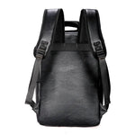 Otto-17 Faux Leather Unsex Travel Backpack by Wolph