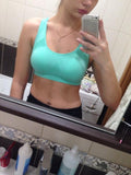 Active Sweat-Absorbing Seamless Summer Sports Bra