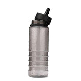 800ML Ribbed Cycling Water Bottle with Straw