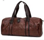 Shub-02 Faux Leather Gym-Travel Duffel Handbag by Wolph